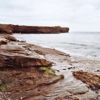 Fotografia intitolato "Gaspésie,bords de m…" da Dominick, Opera d'arte originale