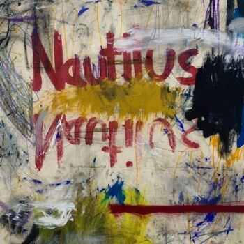 Pintura titulada "Nautilus" por Dominik Robert Brunner, Obra de arte original, Acrílico