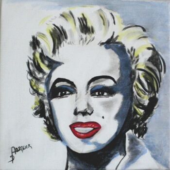 Schilderij getiteld "Marylin" door Dominique Ansquer, Origineel Kunstwerk