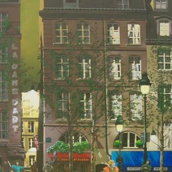 「42 Rue Perdue」というタイトルの絵画 Dominique Boucherによって, オリジナルのアートワーク, アクリル ウッドストレッチャーフレームにマウント