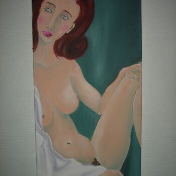 绘画 标题为“nu femme 3” 由Dominique Champoussin, 原创艺术品, 油