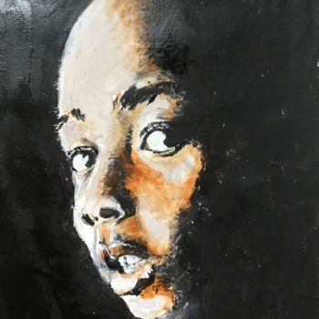 Malerei mit dem Titel "Baby" von Dominique Dève, Original-Kunstwerk, Acryl