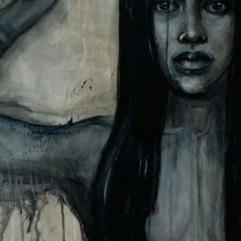 Peinture intitulée "Lauryn" par Dominique Dugasse, Œuvre d'art originale, Acrylique