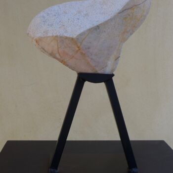 Sculpture titled "ENVOL" by Dominique Ferrandon-Lamy, Original Artwork, Stone
