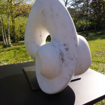 Sculpture intitulée "VOLUBILE" par Dominique Ferrandon-Lamy, Œuvre d'art originale, Pierre