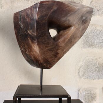 Escultura titulada "ORACLE" por Dominique Ferrandon-Lamy, Obra de arte original, Piedra