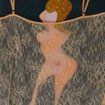 Pintura titulada "Fémina" por Dominique Frampier, Obra de arte original, Oleo