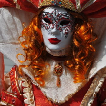 Fotografia intitolato "Carnaval de Venise" da Dominique Goujard, Opera d'arte originale