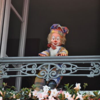 Fotografie mit dem Titel "Clown" von Dominique Goujard, Original-Kunstwerk