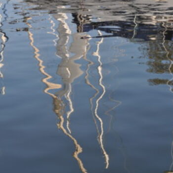 Fotografía titulada "Reflet d'eau" por Dominique Goujard, Obra de arte original