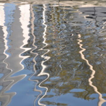 Фотография под названием "Reflet sur eau" - Dominique Goujard, Подлинное произведение искусства