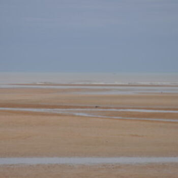 Photographie intitulée "Plage à Merville-Fr…" par Dominique Goujard, Œuvre d'art originale