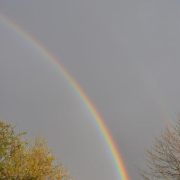 Fotografia intitolato "Arc-en-ciel 2" da Dominique Goujard, Opera d'arte originale