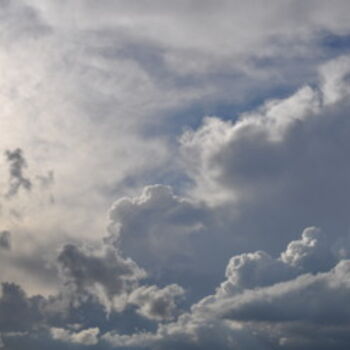 Photographie intitulée "Soleil et nuages 2" par Dominique Goujard, Œuvre d'art originale