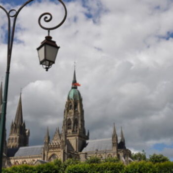 Fotografía titulada "Cathédrale de BAYEUX" por Dominique Goujard, Obra de arte original