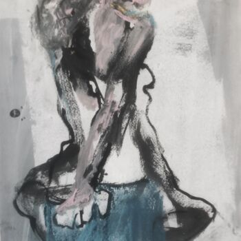 Peinture intitulée "Alice" par Dominique  Jamart Poirier, Œuvre d'art originale, Acrylique