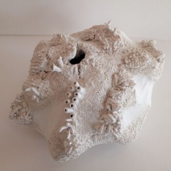Sculpture intitulée "Coraux blancs 2" par Dominique Jolivet, Œuvre d'art originale, Céramique