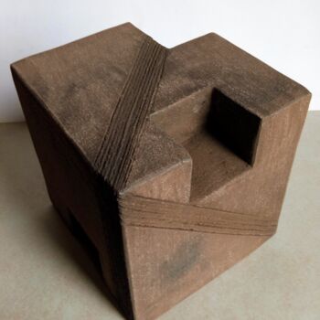Sculpture intitulée "Automne premières t…" par Dominique Jolivet, Œuvre d'art originale, Terre cuite
