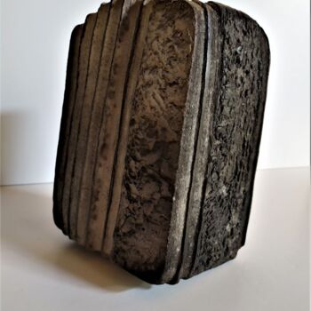 Sculpture intitulée "Equilibre géométriq…" par Dominique Jolivet, Œuvre d'art originale, Terre cuite