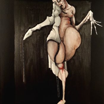 Peinture intitulée "Vénus folie 0118" par Dominique Laude, Œuvre d'art originale, Huile