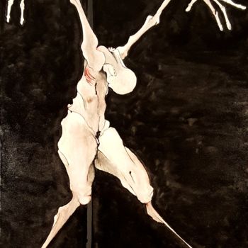 Картина под названием "Sans titre" - Dominique Laude, Подлинное произведение искусства, Масло