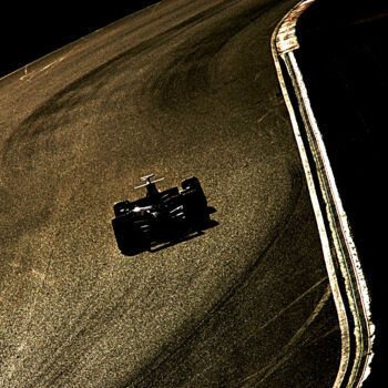 Photography titled "Testing F1 Raikkonen" by Dominique Leroy, Original Artwork