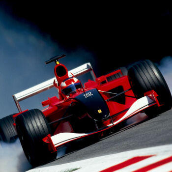 Фотография под названием "Barrichello Ferrari…" - Dominique Leroy, Подлинное произведение искусства