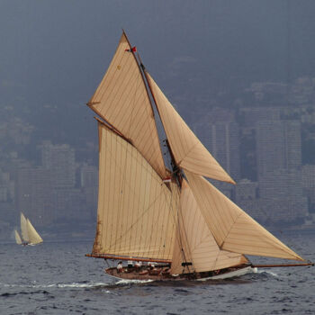 Fotografía titulada "Toute voile dehors" por Dominique Leroy, Obra de arte original