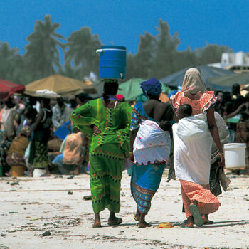 Photography titled "Sénégal. Plage" by Dominique Leroy, Original Artwork