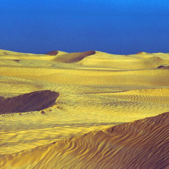 Photography titled "Dunes tunisienne" by Dominique Leroy, Original Artwork