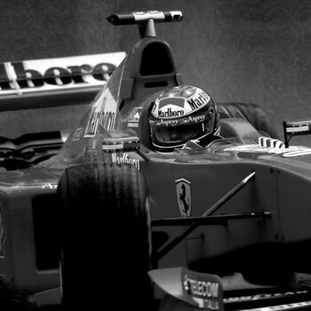 Photographie intitulée "Michael Schumacher…" par Dominique Leroy, Œuvre d'art originale