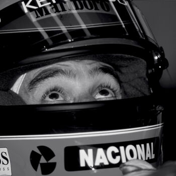 Photography titled "Ayrton Senna" by Dominique Leroy, Original Artwork