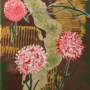 Peinture intitulée "Amaranthus" par Dominique Meier, Œuvre d'art originale, Acrylique