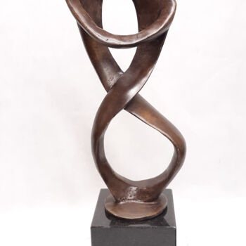 Escultura intitulada "le veritable amour" por Dominique Peri, Obras de arte originais, Bronze