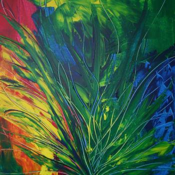 Peinture intitulée "2007-04-12-algues-c…" par Dominique-Pierre Desgré, Œuvre d'art originale