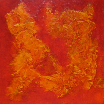 Painting titled "Danse Cosmique IV" by Dominique Reboux, Original Artwork, Acrylic