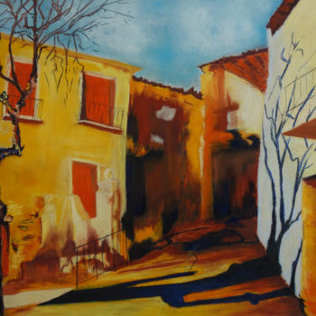 Painting titled "Andalousie" by Dominique Righi, Original Artwork