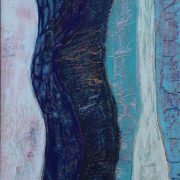 Pittura intitolato "Vibrations" da Dominique Righi, Opera d'arte originale, Pastello