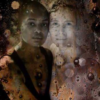 Digital Arts titled "couple" by Dominique Taïbouni, Original Artwork, Photo Montage