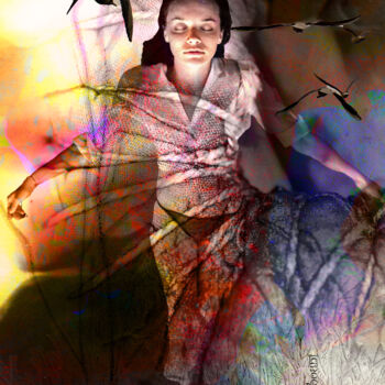 Arts numériques intitulée "Lévitation" par Dominique Taïbouni, Œuvre d'art originale, Photo montage