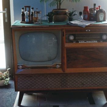 Photography titled "Retro Czech TV and…" by Dominique Hoffman, Original Artwork, Digital Photography