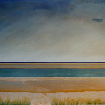 Painting titled "Dunes" by Dominique Berton, Original Artwork