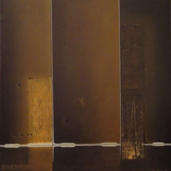 Painting titled "Abysses III" by Dominique Berton, Original Artwork