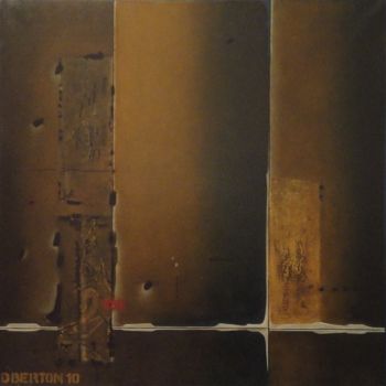 Painting titled "Abysses II" by Dominique Berton, Original Artwork
