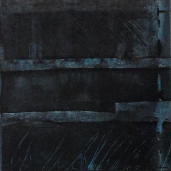 Pintura titulada "Crépuscule" por Dominique Berton, Obra de arte original