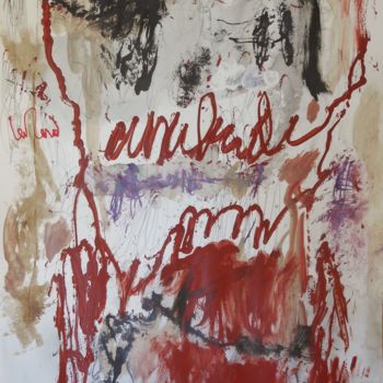 Картина под названием "raisin-31-7-juillet…" - Dominique Evrard, Подлинное произведение искусства