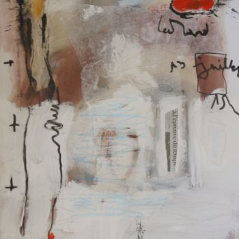 Картина под названием "tableau-13-juillet-…" - Dominique Evrard, Подлинное произведение искусства