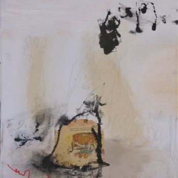 Peinture intitulée "tableau-13-juin-15.…" par Dominique Evrard, Œuvre d'art originale