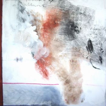 Painting titled "PETIT PERSONNAGE S'…" by Dominique Evrard, Original Artwork