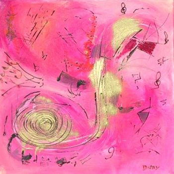 Painting titled "symphonie" by Dominique Fouquart  Domy, Original Artwork